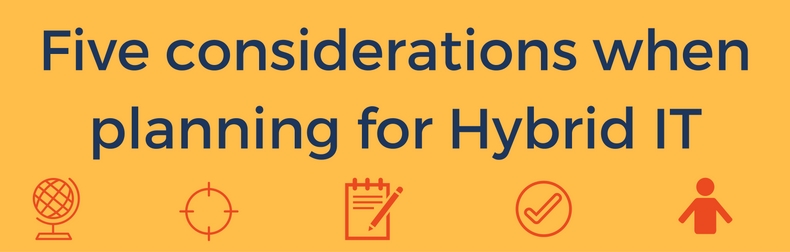 5 considerations when planning for Hybrid IT Infographic