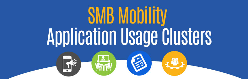 SMB Mobility Application Usage Clusters Infographic