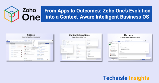 techaisle zoho one write up 650